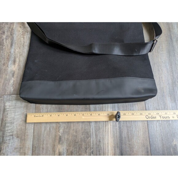 Versace Fragrances Black Canvas Bag Travel Handbag Overnight Gym Shoulder Tote - Picture 10 of 11